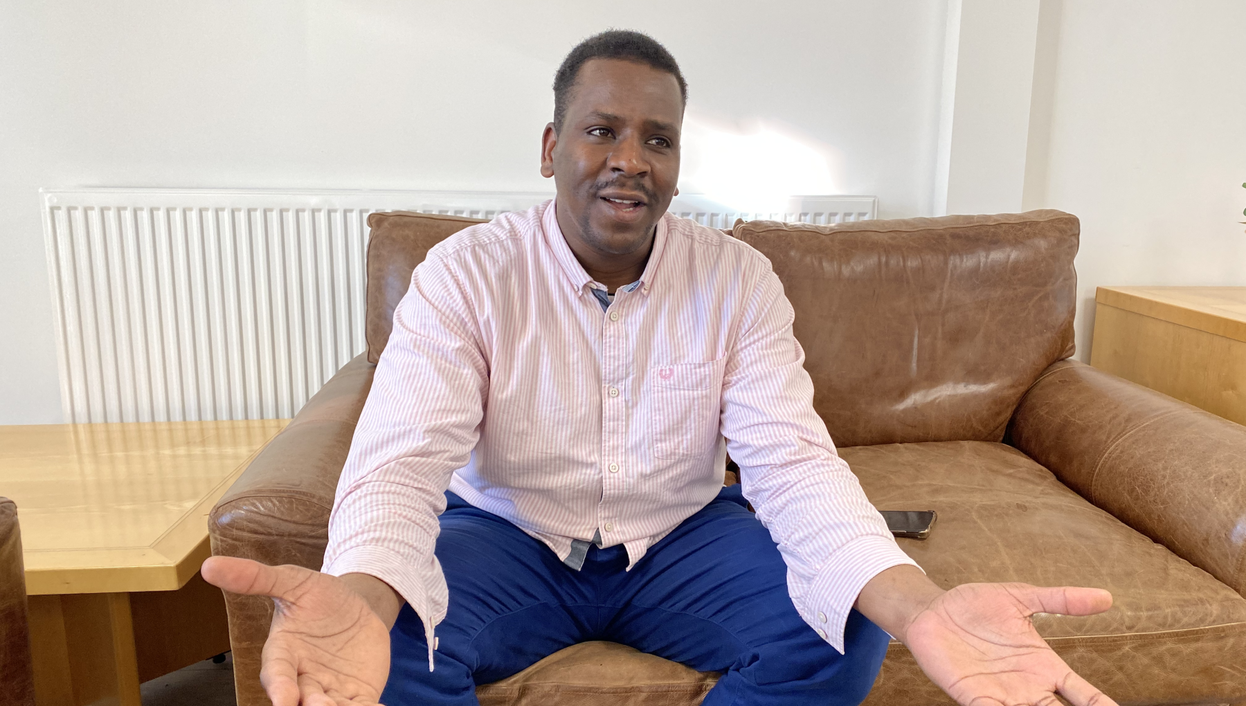 Client who was seeking asylum in UK, became homeless and went on to become a resident in one of our housing projects, Don Robins House